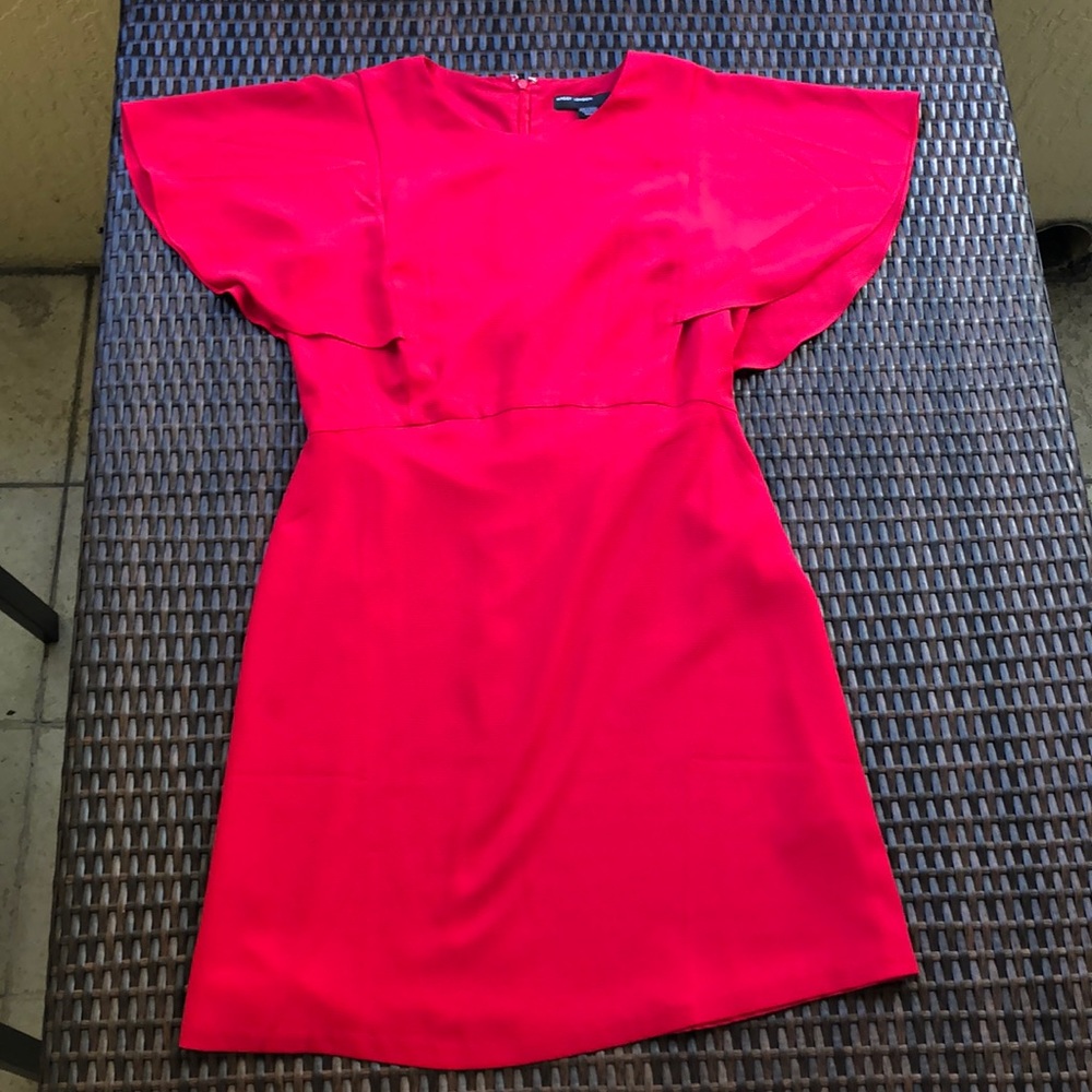 Maggy London red midi dress